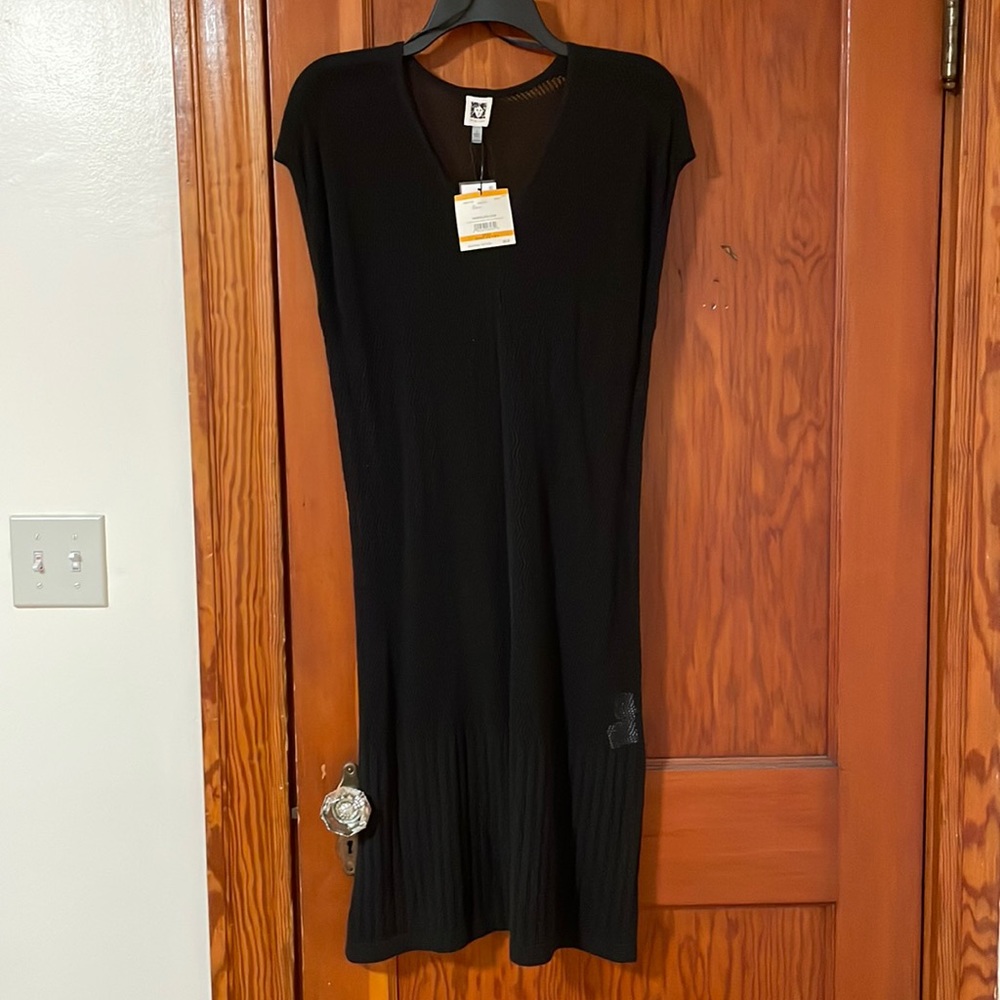 Anne Klein Mesh tunic dress